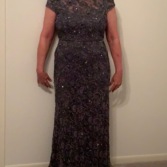 Gorgeous Beaded Lace Formal - Picture 2 of 11